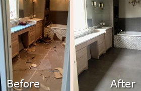 Before and After Builders Cleaning