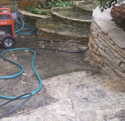 Stone Patio Cleaning